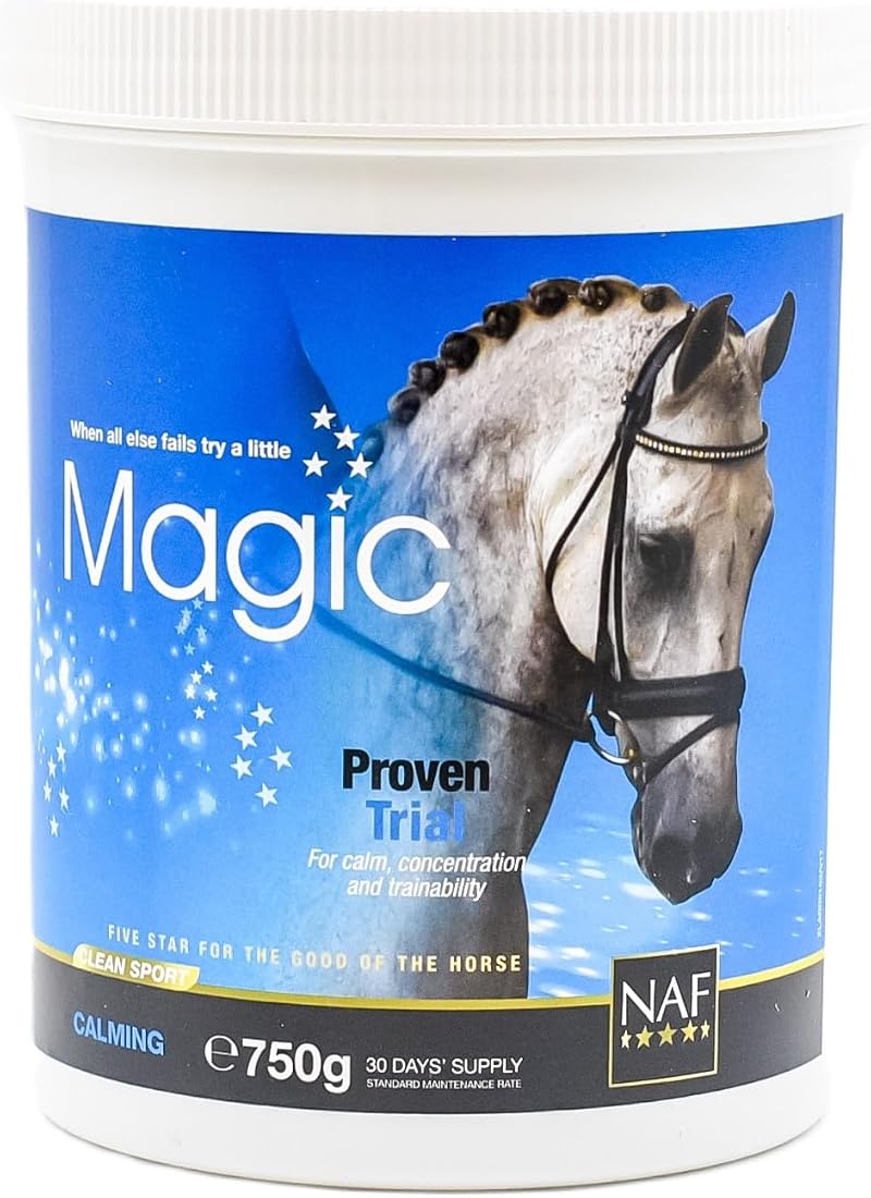 NAF Five Star Magic Powder 750g Calming Supplement for Horses