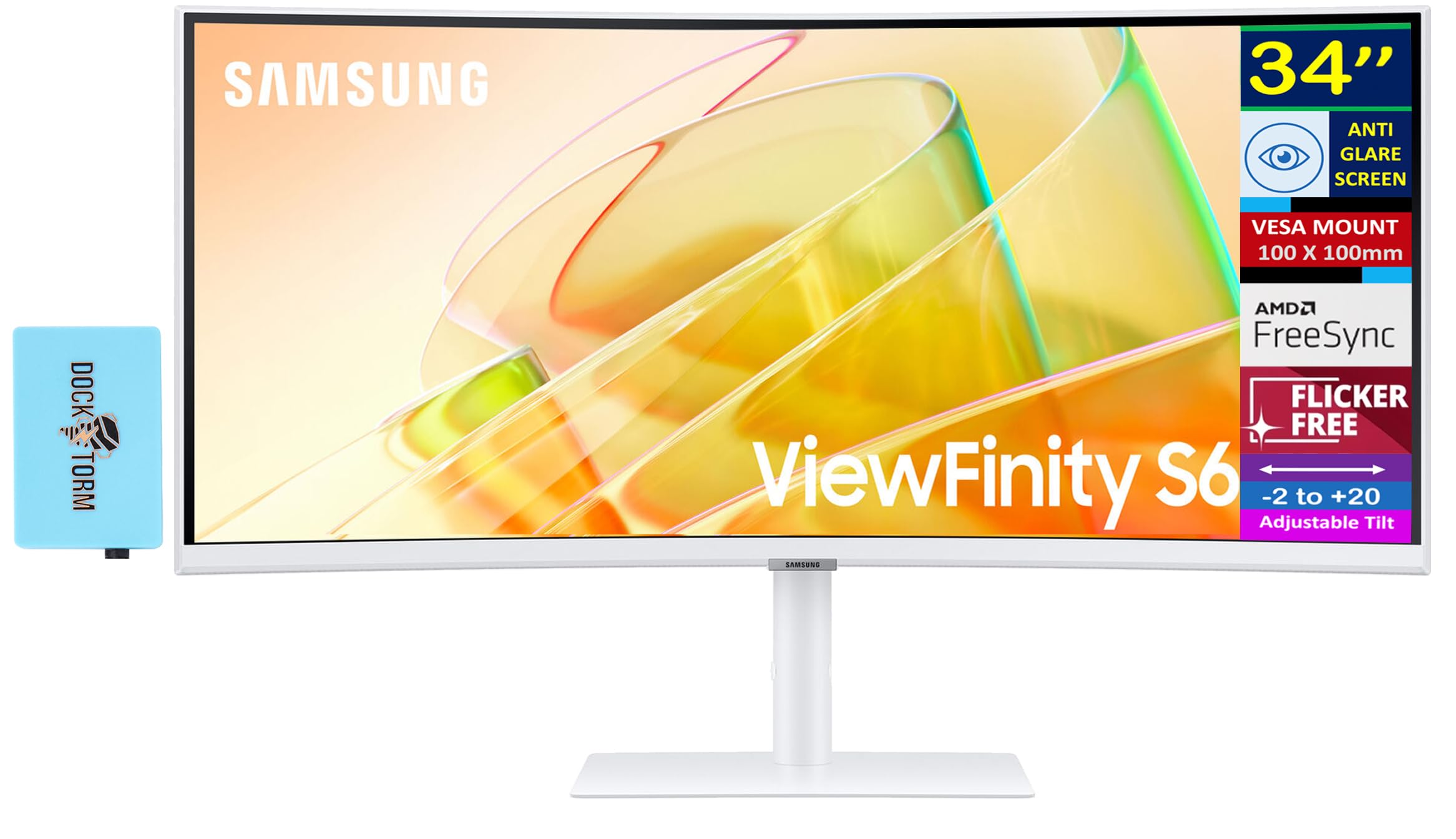 Samsung View Finity S6 S65TC 34" Ultra-WQHD VA