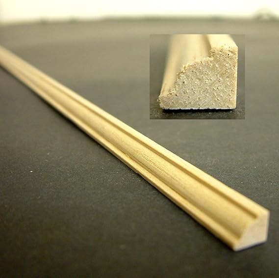 Melody Jane Puppenhaus Bastler DiY 1:12 Holz Bauholz Randleiste Randleiste Krone Zierleiste SM 19.5