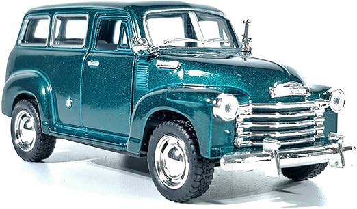 Jack Royal 1/36 Scale Chevrolet Suburban 1950 Metal Diecast Car (Color May Vary as per The Stock) 13 * 5 * 5 cm