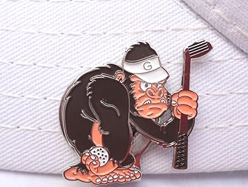 Amazon Gorilla ゴルフボールマーカー マグネット帽子クリップ Funmarkers ゴルフマーカー