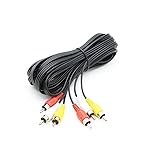 PASOW 3 RCA Cable Audio Video Composite Male to