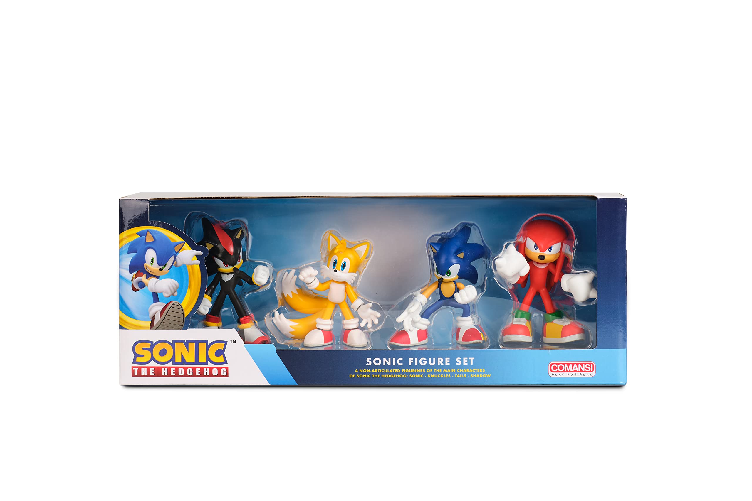 Comansi Sonic Colection Set (4 Figurines: Sonic, Shadow, Knuckles, Tails)
