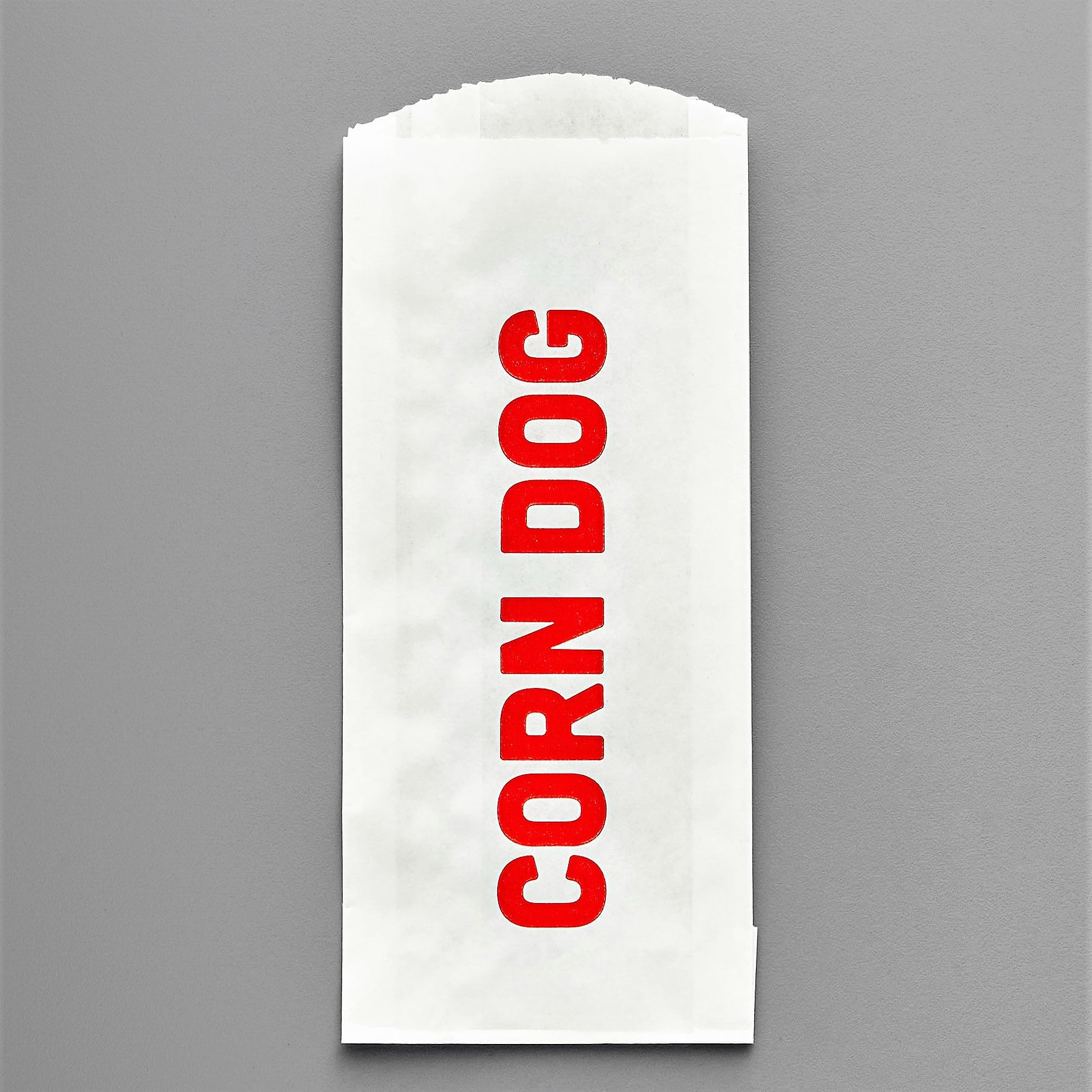 Photo 1 of (500 bags) Paper Corn Dog Wrapper Bags, 7 Inches Printed Corn Dog Take Out Bags | Eco-Friendly Hotdog Wrapper Sleeves Packs. Durable and Grease-resistant by GEEX DEPOT (500)