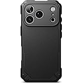 Ringke Rugged Gear for iPhone 17 Pro Case [Oil & Dirt Resistant] Prevents Oily Smudges Non-Slip Enhanced Grip Protective Cover Precise Cutouts for Camera - Black