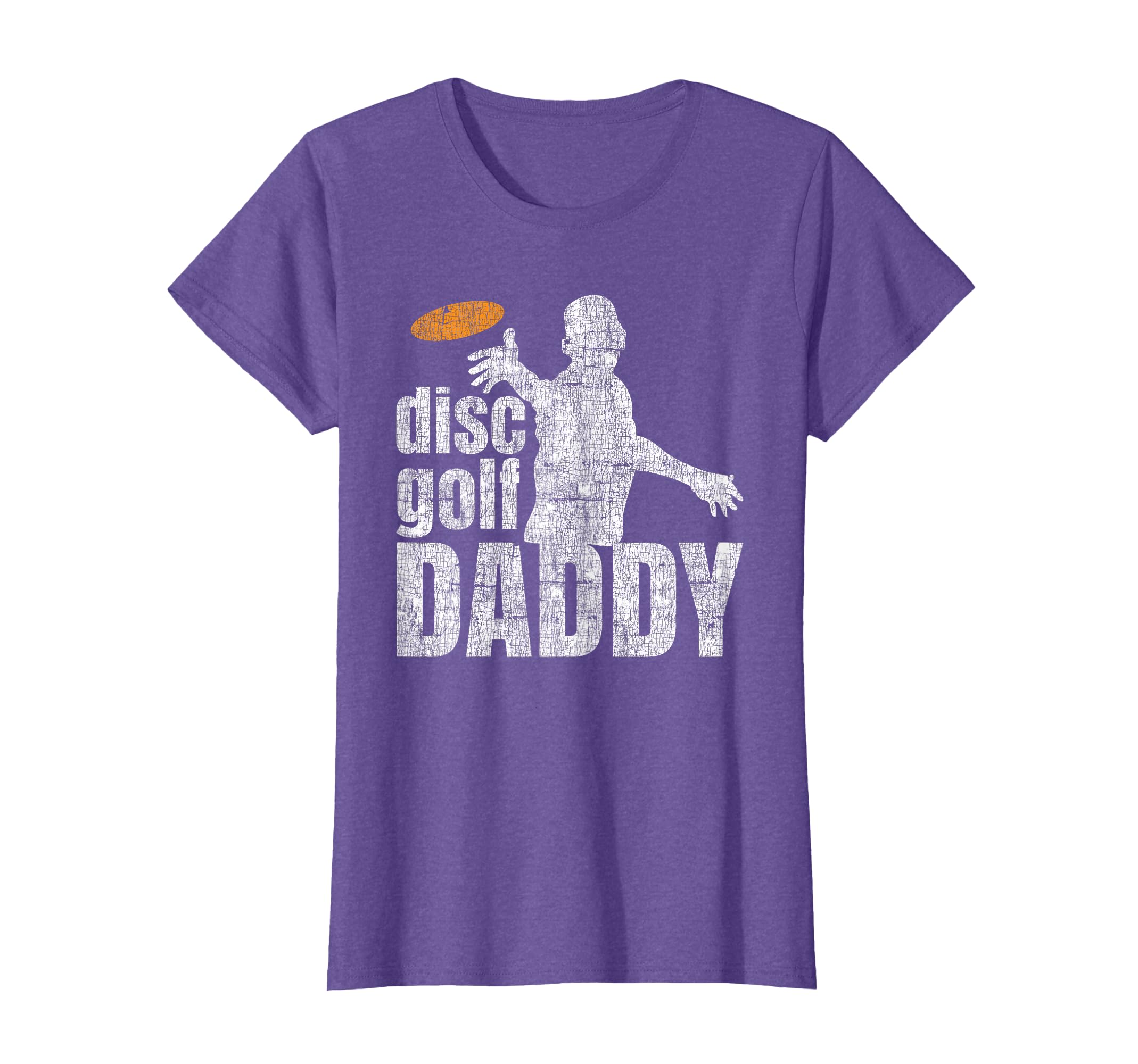 Retro Vintage Daddy Disc Golf Gift for Him Frisbee Frolf Dad T-Shirt