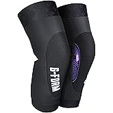 G-Form Terra Mountain Bike Knee Guards - Flexible Guards for Sports - Mountain & Dirt Bike Knee Pads - Machine-Washable Protective Gear with Mesh Cutouts - Black, Adult Large
