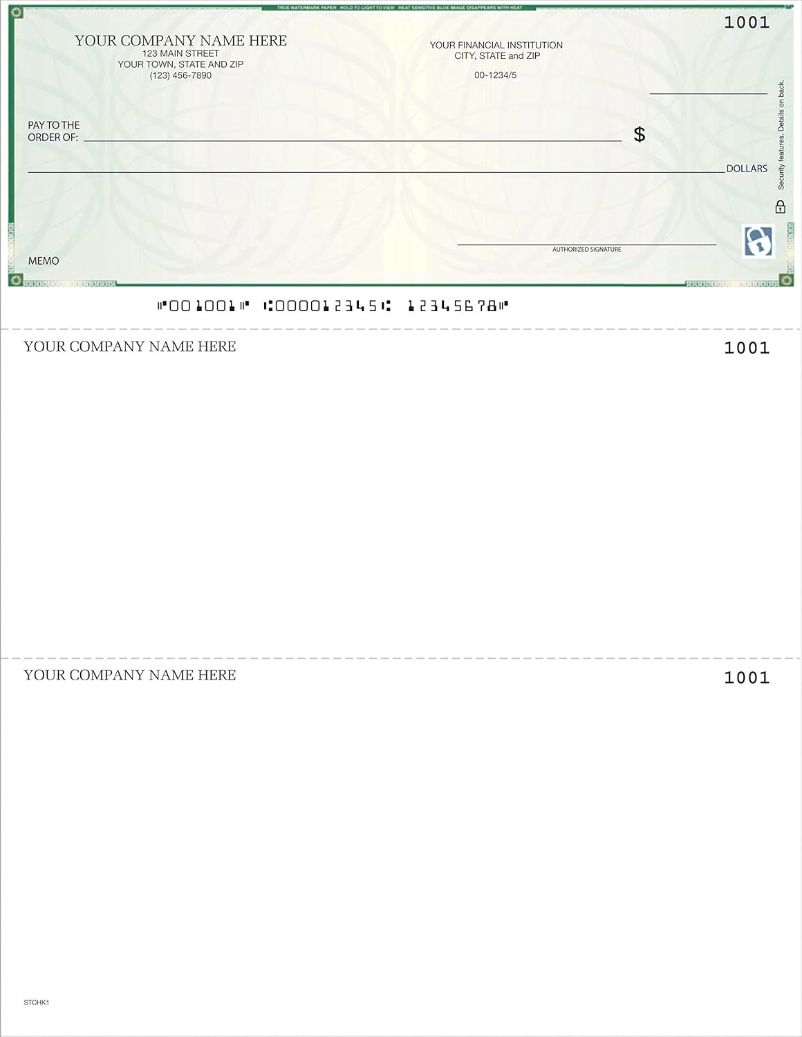 CheckSimple Laser Business Checks, High Security