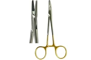 ARTLAB Premium German Mayo Hegar Needle Holder Driver |Needle Driver with Tungsten Carbide Inserts Tip |Dental Ortho Needle Holder Locking| Sizes (Mayo HEGAR N/H 5.5")