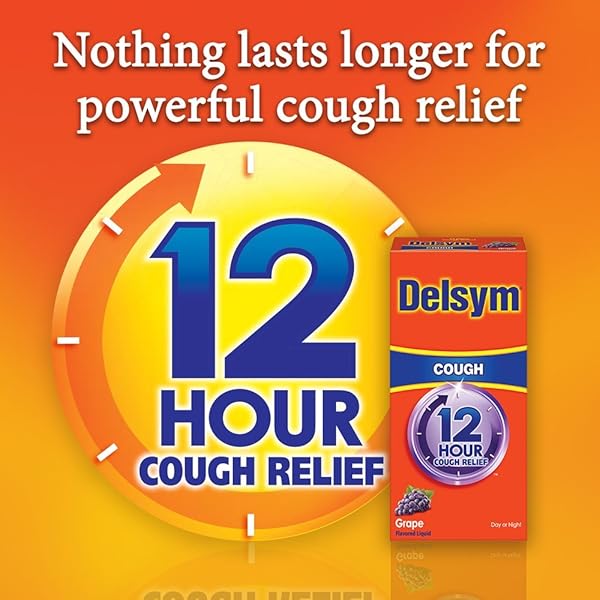 DELSYM ADULT 12 HOUR GRAPE COUGH SYRUP, 3 OZ
