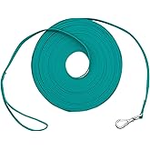 Long Dog Leash Waterproof Recall Training Lead Outdoor Long Line Great for Training, Beach, Play, Camping, or Backyard