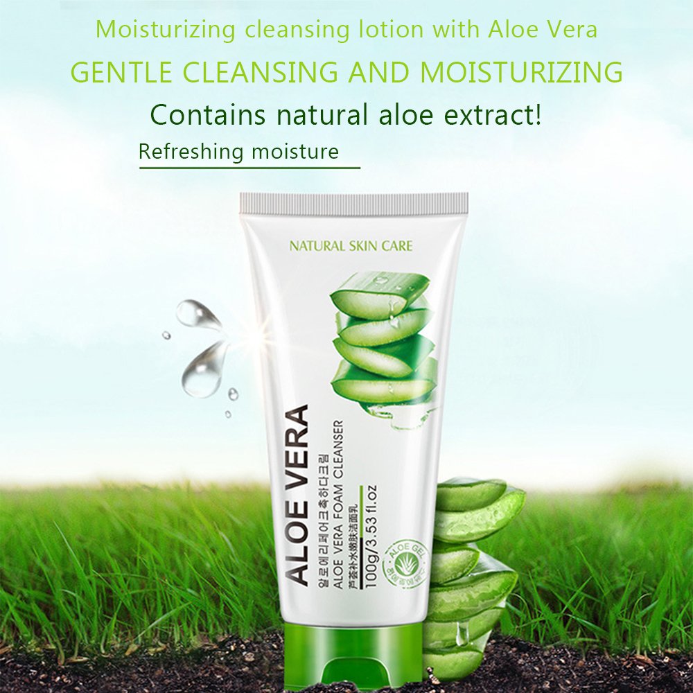 rorec aloe vera foam cleanser