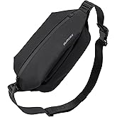 Oumurs 4L Crossbody Backpack Sling Bag with RFID Blocking for Men, Carry Chest Daypack, Water-resistant Travel Shoulder Bag Water-resistant 600D Polyester Sling Backpack Daypack