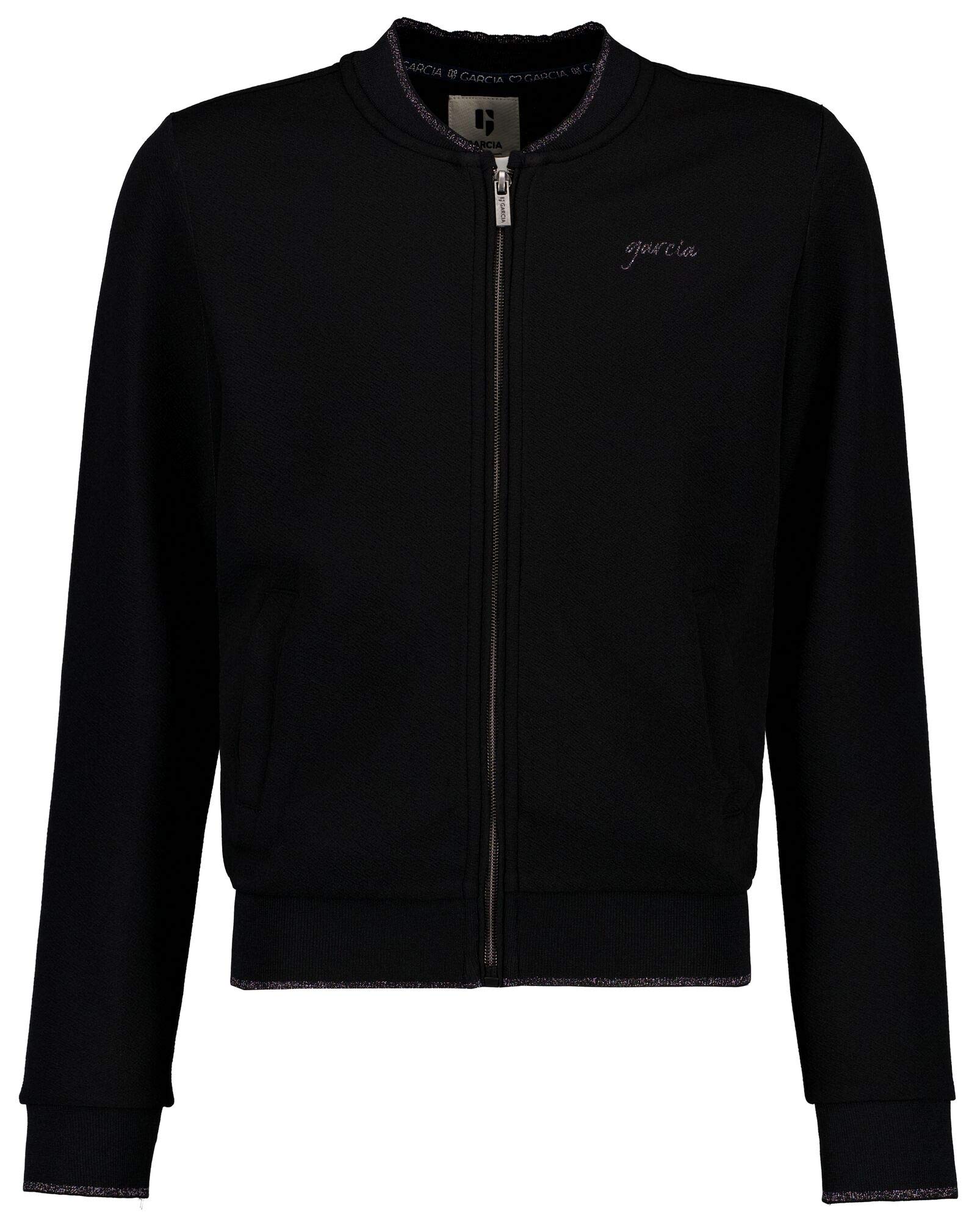 Garcia Kids Girl's Gs020700 Cardigan Sweater, Off Black, 176