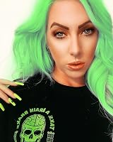 Crazy Color Toxic UV Neon Green Semi-Permanent Hair Dye 100ml Vegan view 7