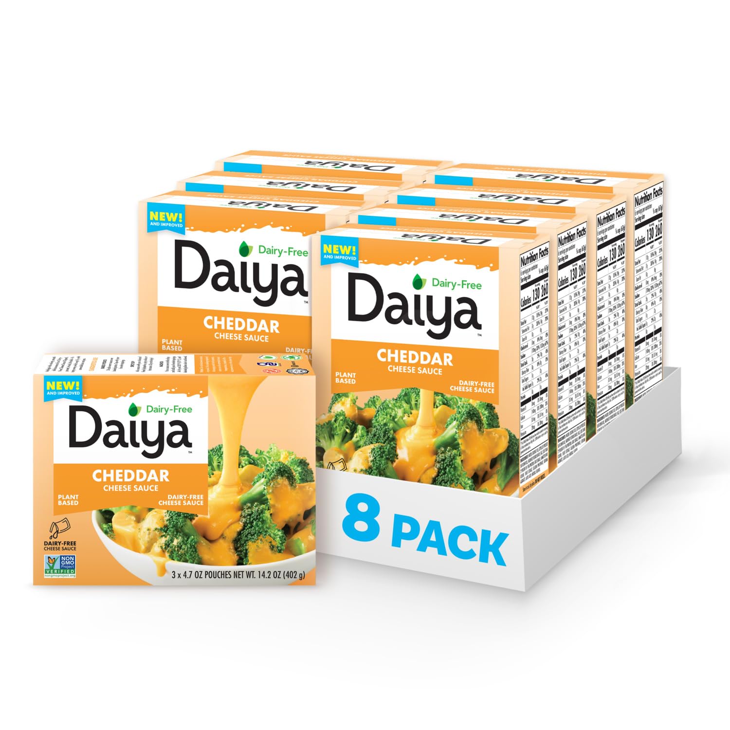 Dairy Free Cheddar Cheese Sauce, Plant Based