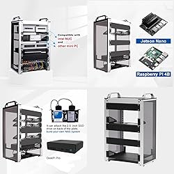 GeeekPi 8U Server Cabinet, 10 inch Server Rack for