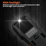 Proster Pinless Moisture Meter with Backlit LCD, 4 Modes, 19mm Depth view 7
