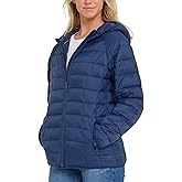 Spyder Packable Puffer Jacket Womens with Hood, Lightweight Full Zip Winter Quilted Womens Puffer Coat