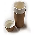 Empty Cardboard Deodorant Containers - 0.5 oz (15g) Push-up style, top-fill, reusable and biodegradable (32-Pack)