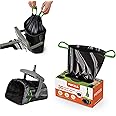 Pupzle Pooper Scooper Replacement Bags for Side Clips, for Swivel Bin with Bag Attachment, 30 Poop Scoop Replacement Bags, Pooper Scooper Refill Bag, Liners for Swivel Scoop Bins