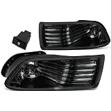DNA MOTORING FL ZTL 119 CH Front Bumper Fog Light Driver & Passenger Side Enhance Visibility [Compatible With 06 08 Civic 2 Door Coupe