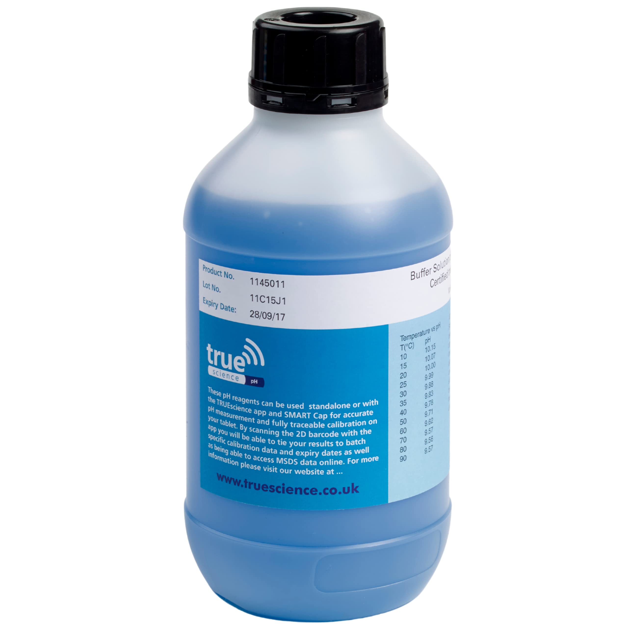 Labsales Presents TRUEscience PH 10 Buffer Solution For Calibration of your PH Pen, meter or electrodes, Lab Grade Buffer, 1L