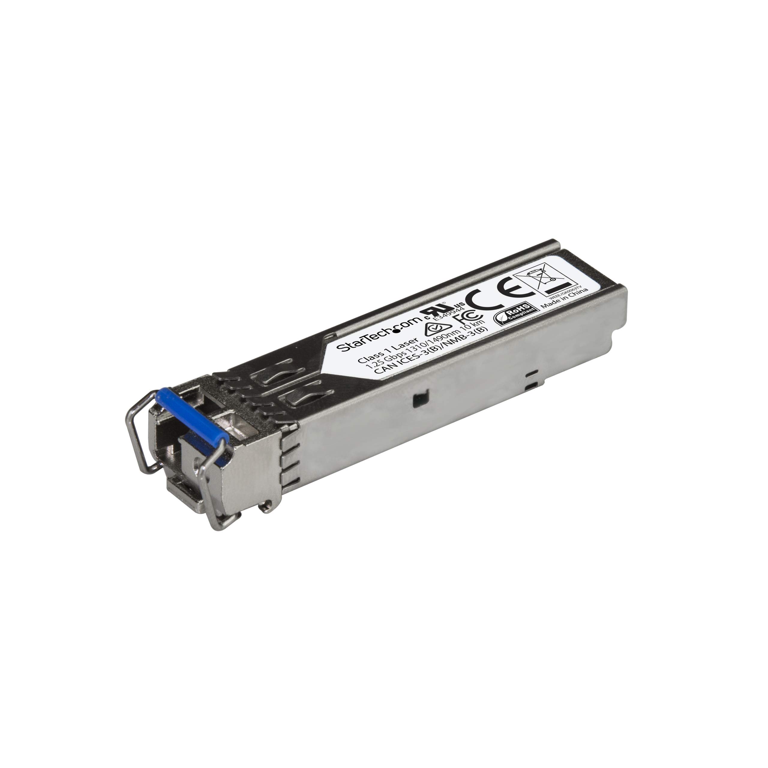 StarTech.com Juniper SFP-GE40KT13R15 Compatible SFP Module - 1000BASE-BX-U - 1 Gigabit Ethernet BiDi Fiber Single Strand SFP - LC 40km (SFPGE40KT3R5)