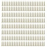 RZDEAL 200 PCS Miniature Nails Round Head Brass