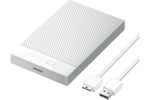 SAN ZANG MASTER 2.5 Inch Hard Drive Enclosure, 5Gbps USB 3.0 to SATA III 5Gbps High-Speed Transmission for 7-9.5MM HDD SSD En