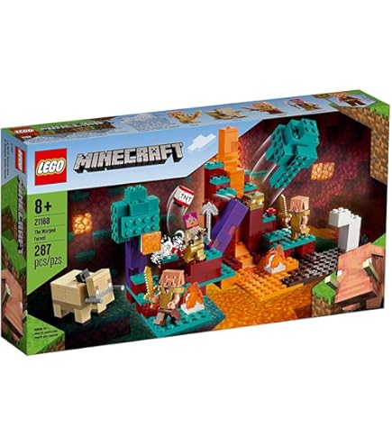 Amazon.com: 21168 LEGO Minecraft The Warped Forest ***2021
