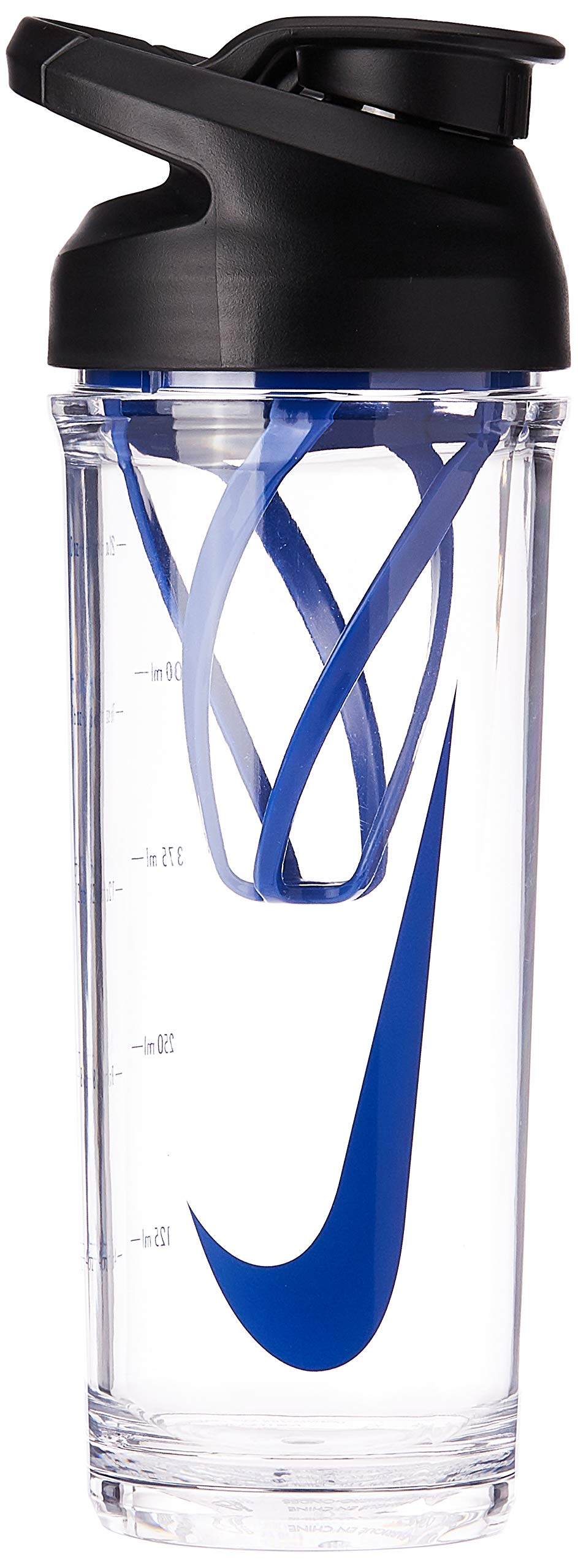 Nike Unisex - Adults Tr Hypercharge Shaker Bottle, Unisex – Adults, Drinking bottle., N.100.0106.922.24, Clear/Black/Game Royal/Game Royal, 709ml