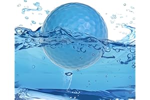 AOLOWEWIN 6pcs Colourful Practice Floating Golf Balls, Water Float Floater Ball, Pond or Lake Range Golf Ball, About 10% of It Sits Above Water