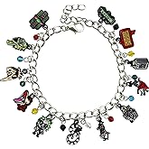 LMBOGIY Horror Bracelet Metal Charm Bracelet for Men and Women