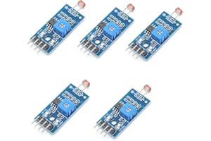 Oiyagai 5pcs LM393 Light Detection Optical Sensitive Resistance Sensor Module Photosensitive Sensor for Arduino (4PIN)
