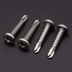 #6 x 1/2" (100 pcs) Pan Head Self Drilling