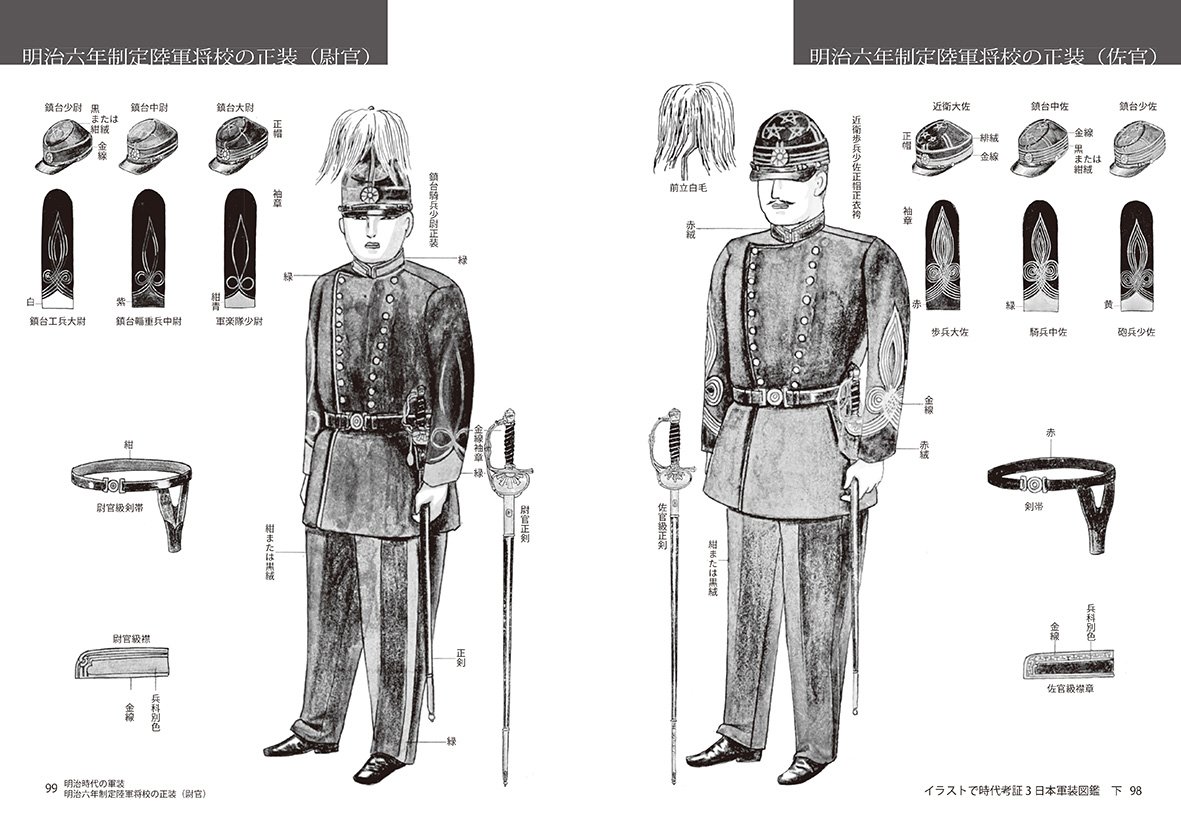 日本軍装図鑑 下 イラストで時代考証3 笹間 良彦 笹間 良彦 本 通販 Amazon