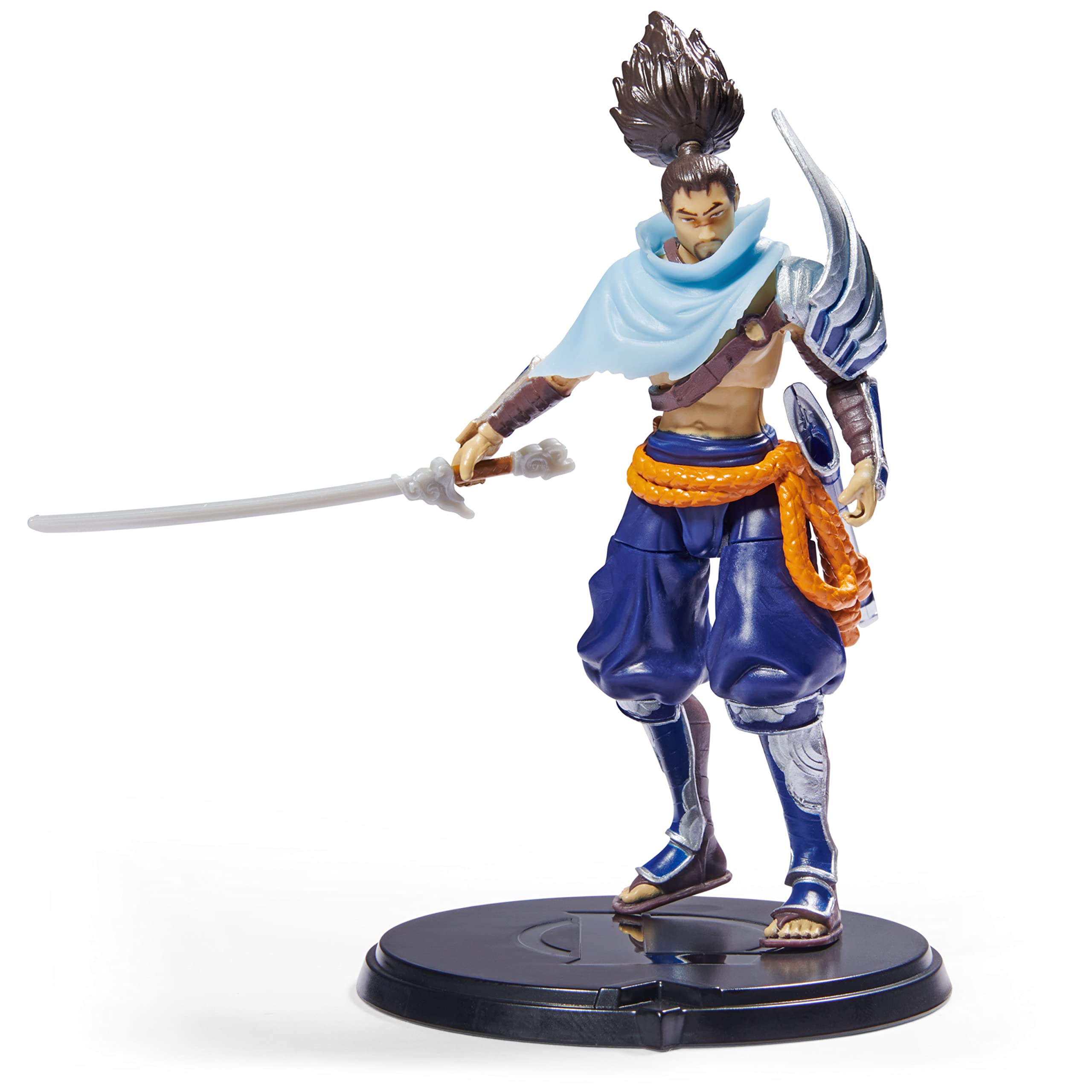 League of Legends, 4-Inch Yasuo Collectible Figure w/ Premium Details and Sword Accessory, The Champion Collection, Collector Grade, Ages 12 and Up