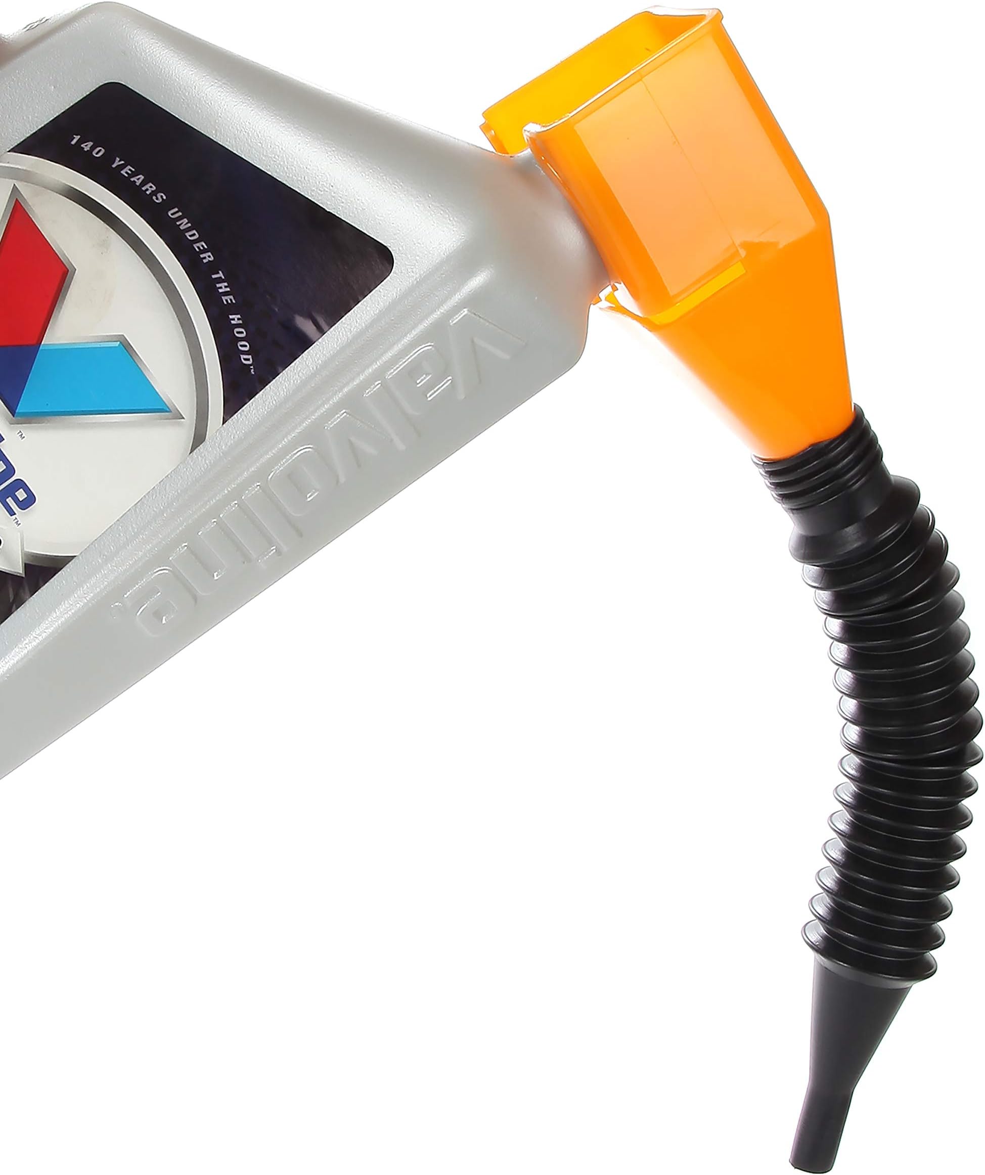 Trenton Gifts Long, Flexible, Car Gear Funnel for Automotive Oil, Gas, Coolant, and Transmission
