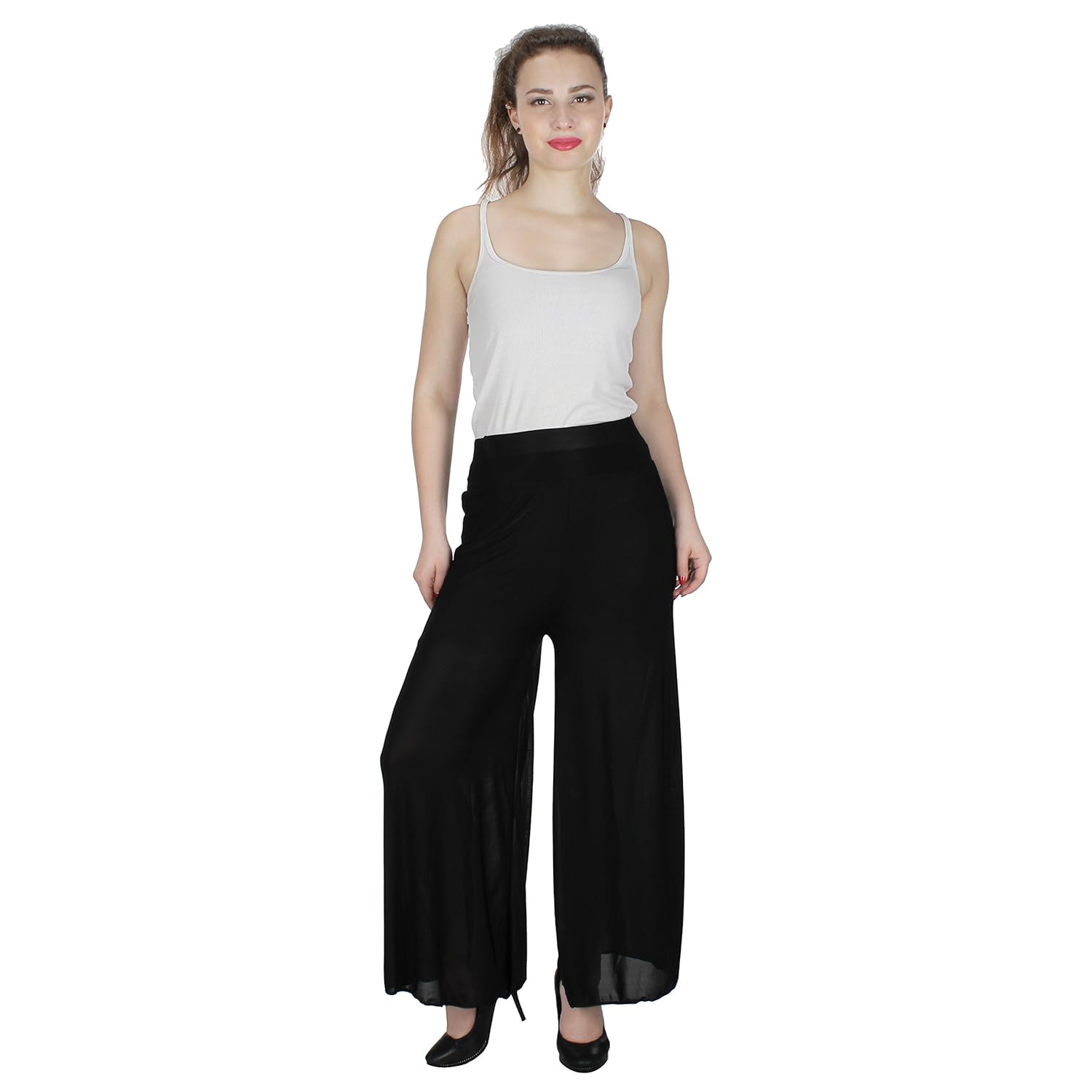 broadstar lycra daily wear women palazzo free size