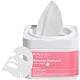 Mary&May Hyaluronic Panthenol Hydra Mask - Daily Pull Out Sheet Mask for Intense Moisturizing and Soothing - Korean Skincare, Hypoallergenic, Cruelty-Free, 30 Sheets