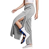 Deyeek Tear Away Pants for Women Side Full Open Sweatpants Loose Fit Casual Post Surgery Adaptive Clothing with Pockets