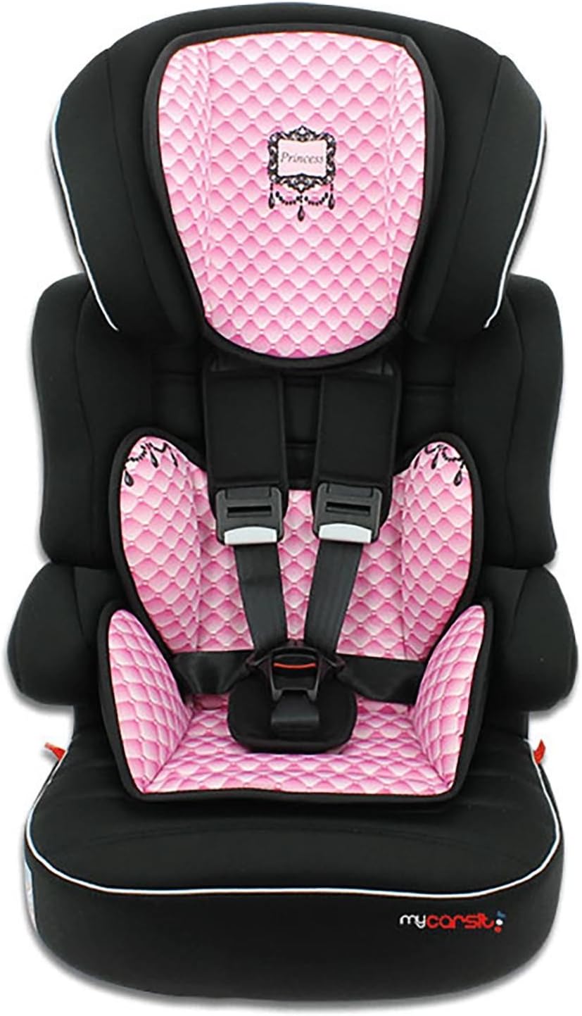 Highback Booster Car seat Group 1/2/3 (9-36kg) - Made in France - Side Impact Protection - 3 Stars TCS-Approved ECE R44/04.