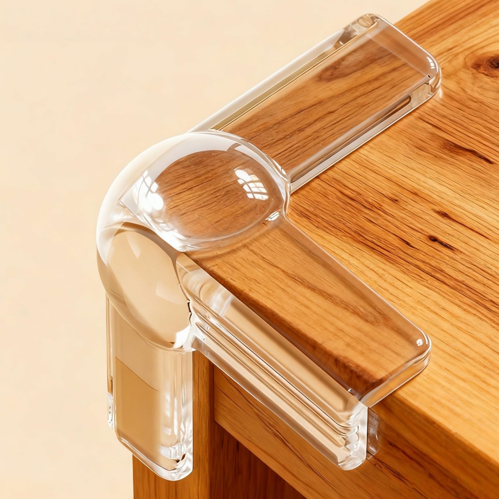 Photo 1 of Table Corner Covers Baby Safety Corner Protector Baby Corner Protector Guards Child Proof Corner Guards Edge Protectors for Furniture Baby Proof Corners Coffee (1.57"L x 1.57"W x 1.57"T, 20, Count)