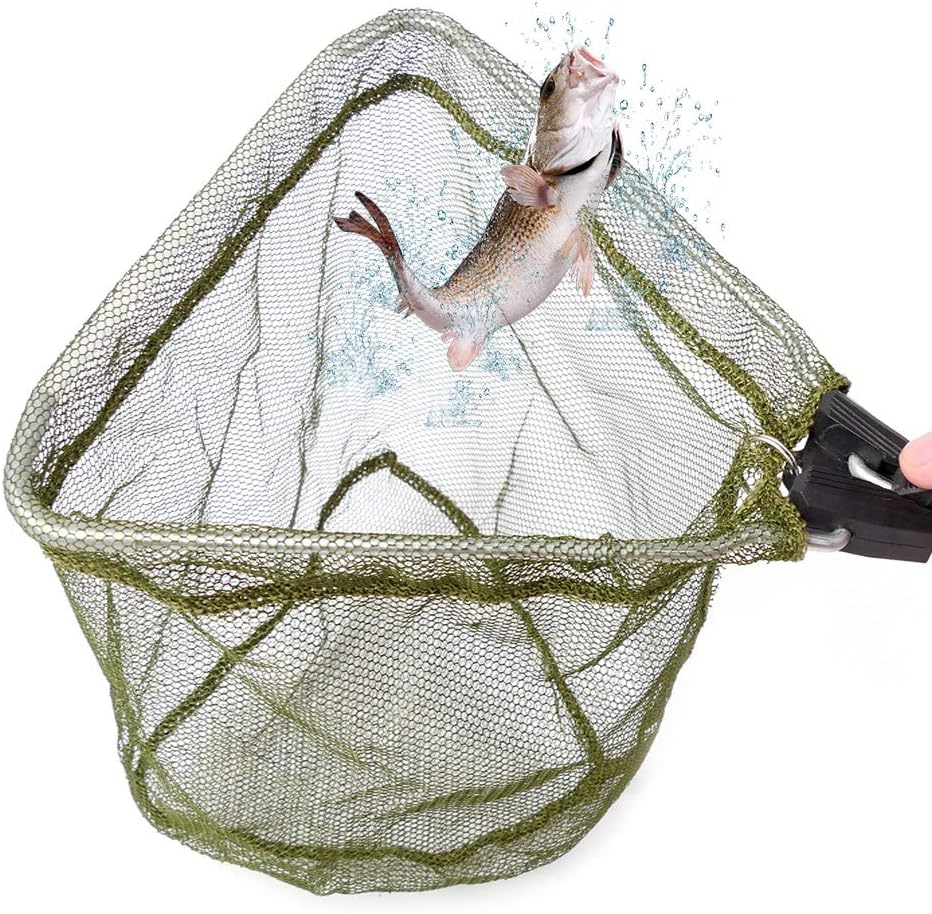 YVLEEN Kids Fishing Net for Lakes - Minnow Nets for Kids - Aluminum Collapsible Telescopic Fishing Pole handle and Nylon Mesh Small fishing net - Butterfly Nets for Kids Outdoor Playing : Sports & Outdoors