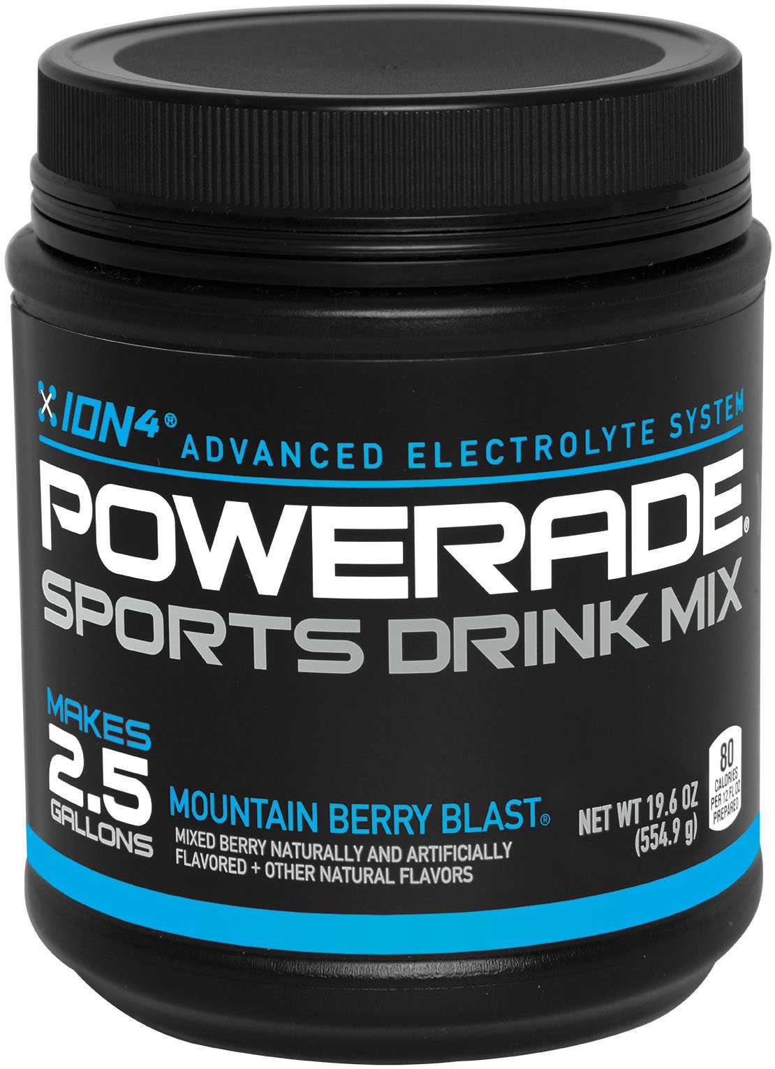 POWERADE Powder Mountain Berry Blast, 19.6 OZ, makes 2.5G (Pack of 8