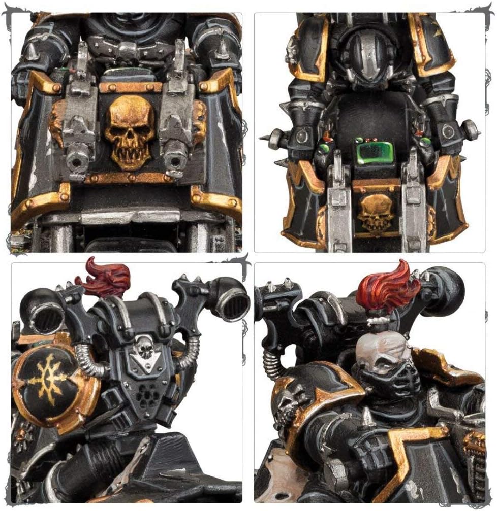 Warhammer 40k - Chaos Space Marines Chaos Bikers - GW-43-08 (2019), Multicoloured, 9 inches - Image 4