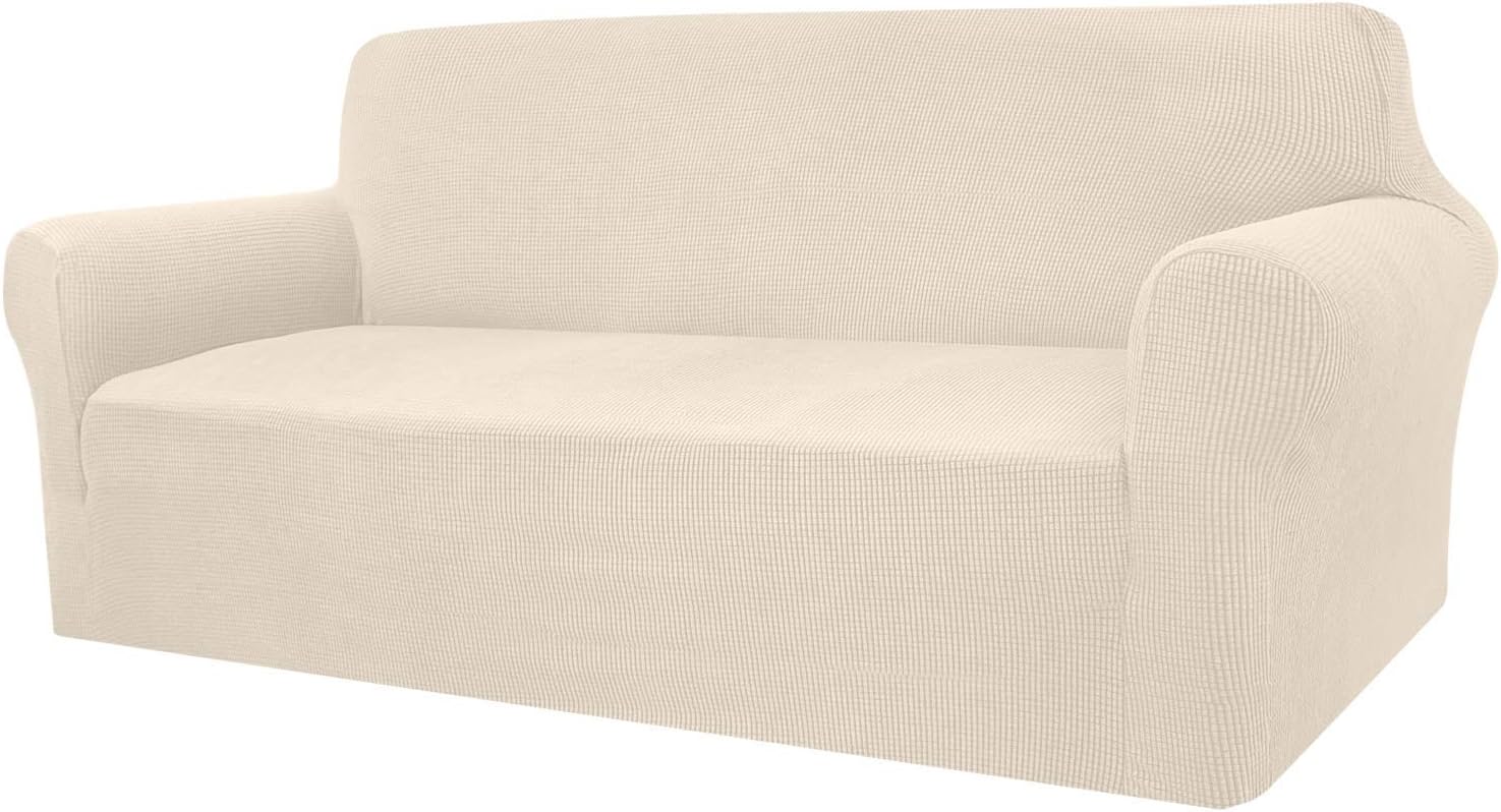 Granbest High Stretch Sofa Covers 4 Seater Super Soft Extra Large Couch