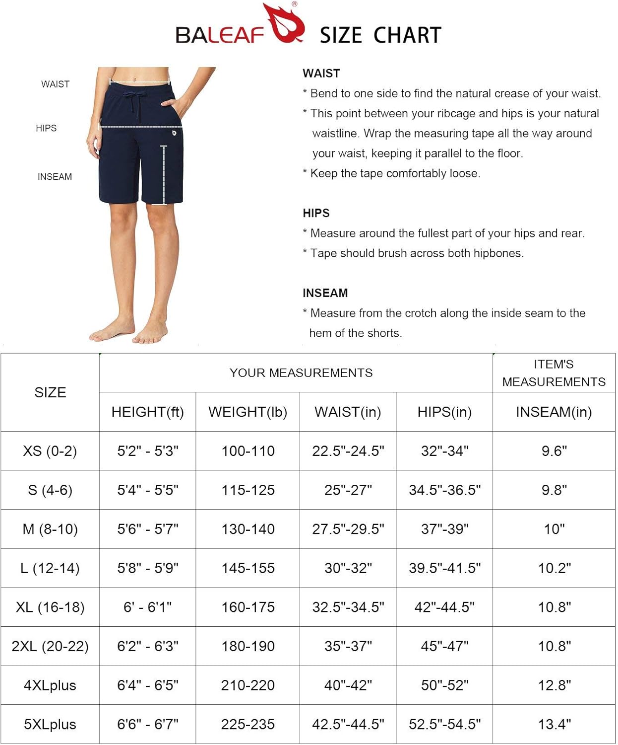 BALEAF Women's Bermuda Shorts Long Cotton Jersey with Pockets Athletic Sweat Walking Knee Length for Summer Workout : Clothing