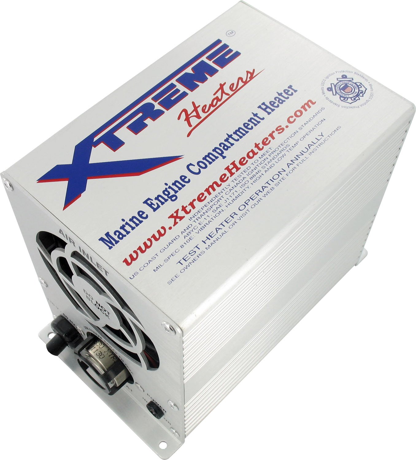 Xtreme Heaters XHEAT 300W Silver 110V Boat Bilge Engine Compartment Heater